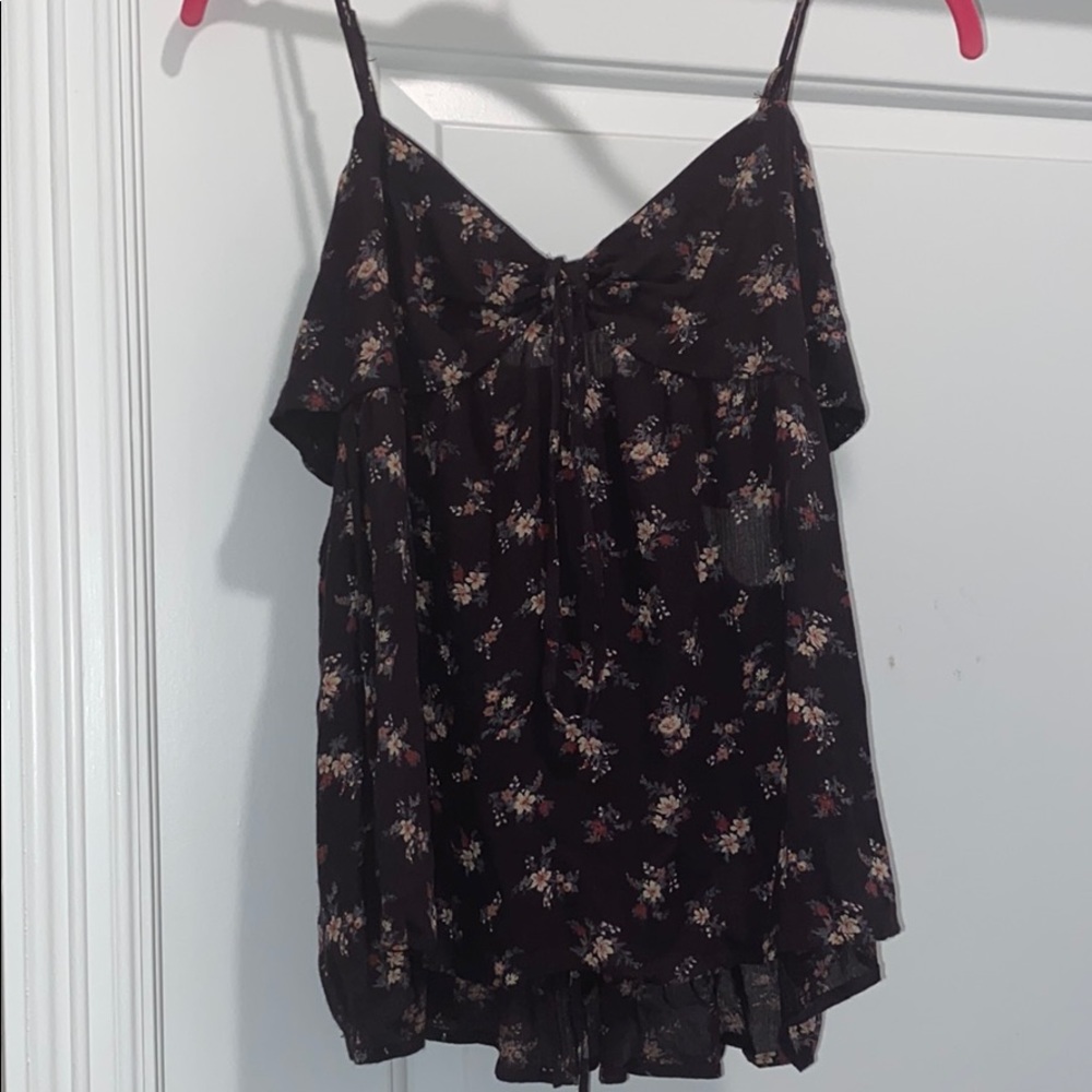 American Eagle Floral Tank Top